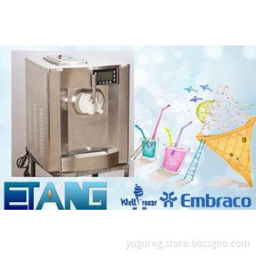 Single Flavor Stainless Steel Soft Serve Freezer / Smallest